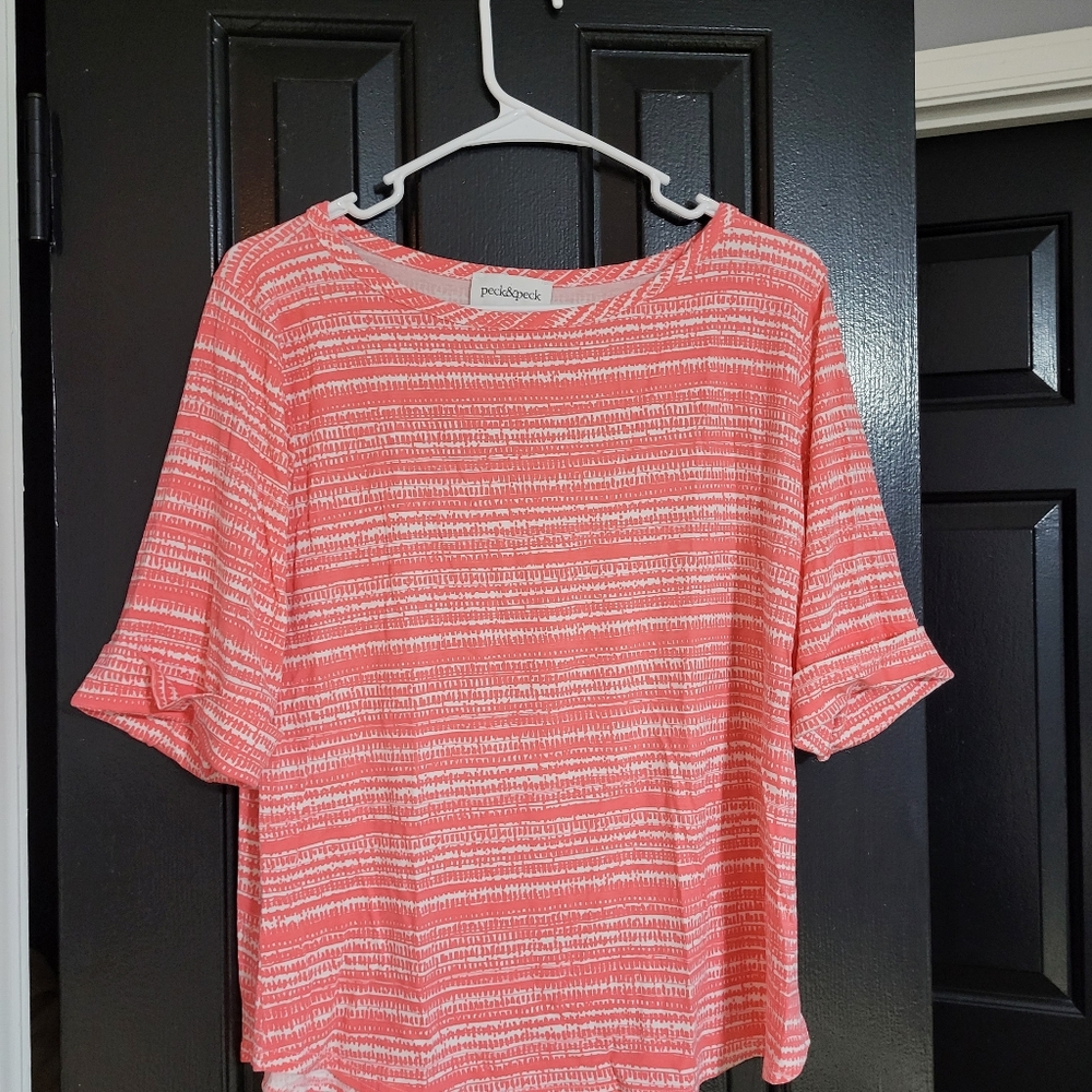 XL Peck & Peck soft cotton stretchy shirt